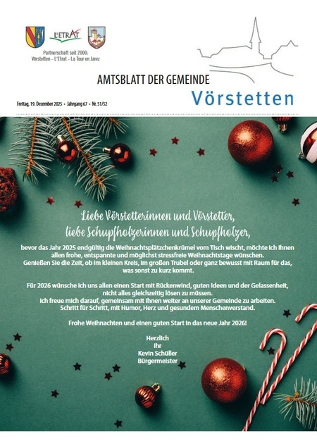 Amtsblatt KW 51/2025 Amtsblatt KW 51/2025