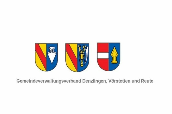 Wappen der Gemeinde Denzlingen, V&ouml;rstetten und Reute